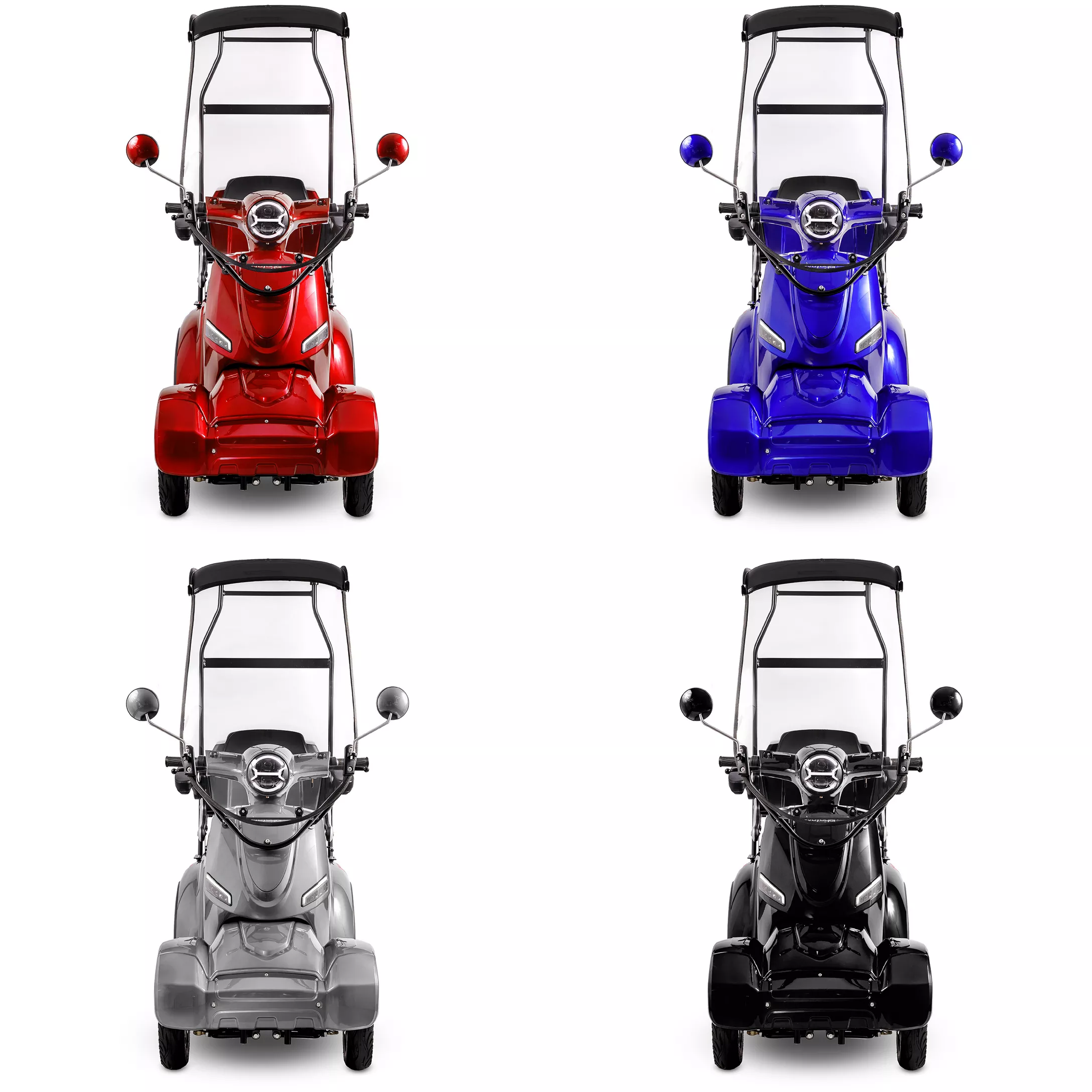 Dach do skuterów eVoyager – wygląd z przodu