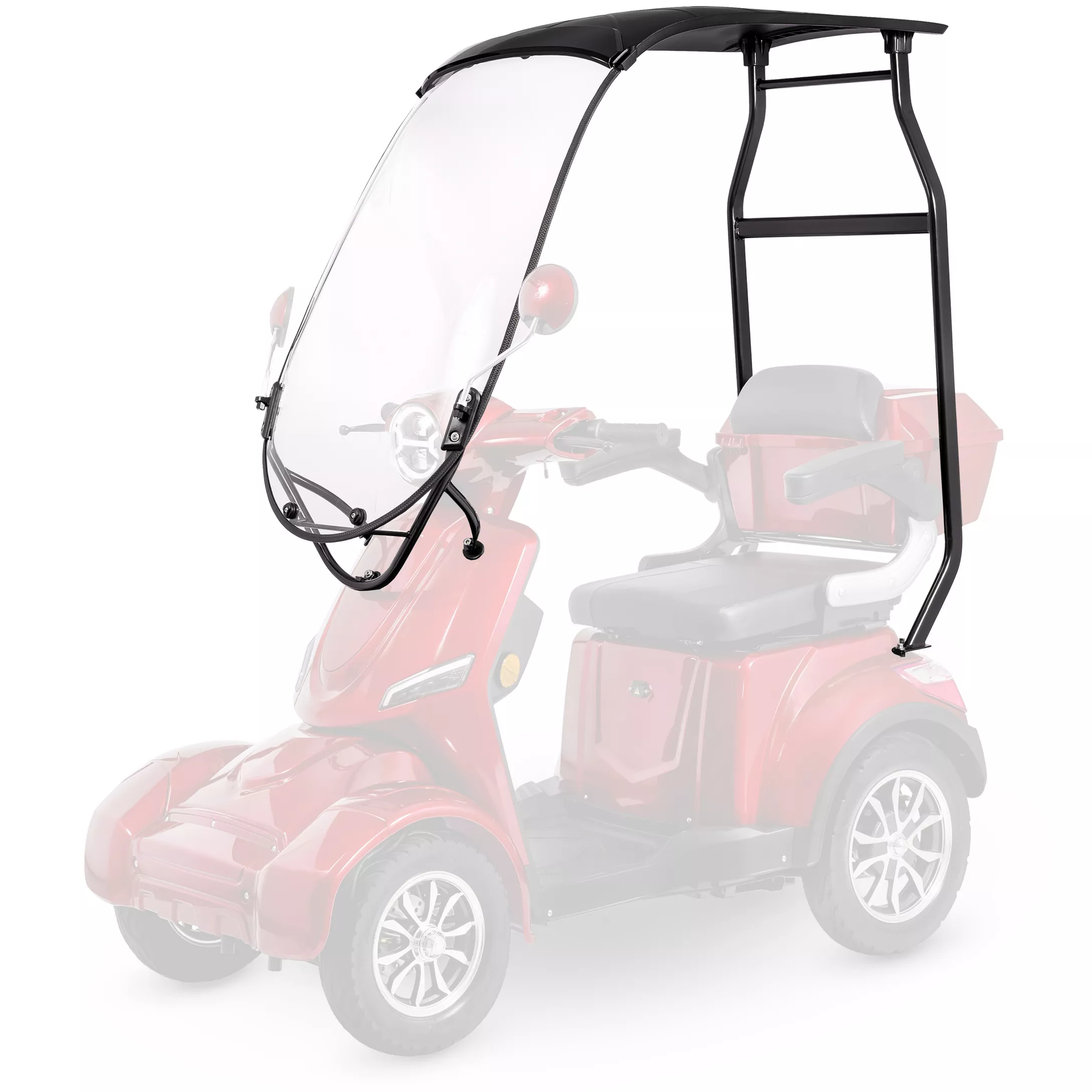 Dach do skuterów eVoyager – wygląd na skuterze