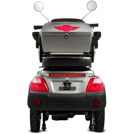 Skuter elektryczny dla seniora czterokołowy wózek inwalidzki eVOYAGER BN027 - Szary