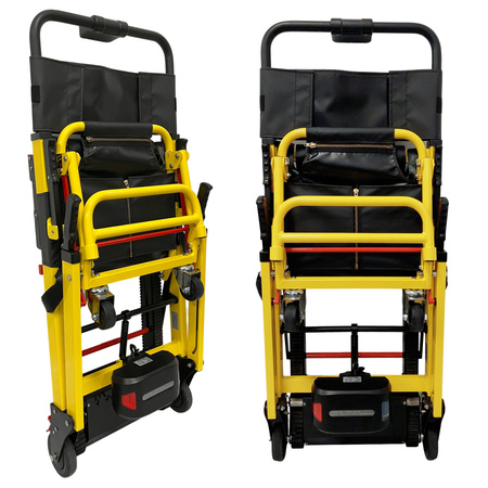 Elektryczny schodołaz gąsiennicowy krzesełkowy - transporter schodowy