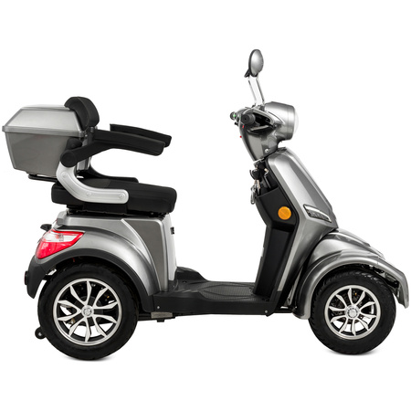 Skuter elektryczny dla seniora czterokołowy wózek inwalidzki eVOYAGER BN027 - Szary