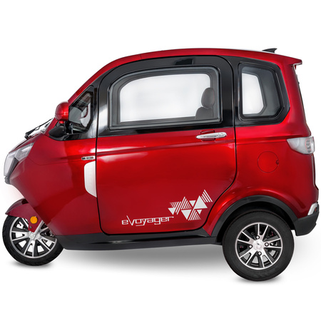 Skuter trzykołowy zabudowany z dachem Pojazd elektryczny eVoyager BN712 ECO ZONE 1500W 60V 