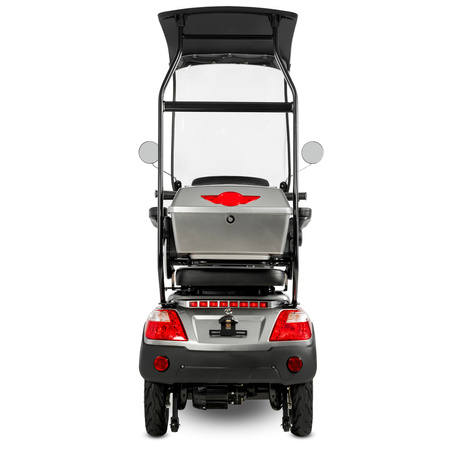 Skuter elektryczny dla seniora czterokołowy wózek inwalidzki eVOYAGER BN027 - Szary