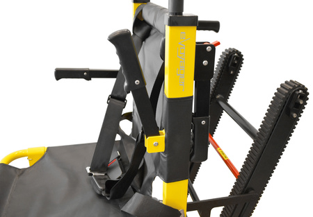 Elektryczny schodołaz gąsiennicowy krzesełkowy - transporter schodowy