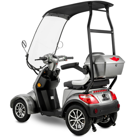 Skuter elektryczny dla seniora czterokołowy wózek inwalidzki eVOYAGER BN027 - Szary