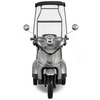 Skuter elektryczny dla seniora trójkołowy z dachem eVOYAGER BN022 - Szary