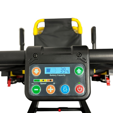 Elektryczny schodołaz gąsiennicowy krzesełkowy - transporter schodowy