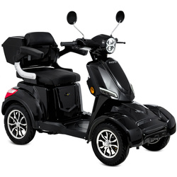 Skuter elektryczny dla seniora czterokołowy wózek inwalidzki eVOYAGER BN027 - Czarny