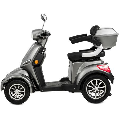 Skuter elektryczny dla seniora czterokołowy wózek inwalidzki eVOYAGER BN027 - Szary