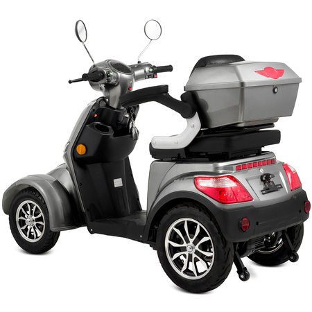 Skuter elektryczny dla seniora czterokołowy wózek inwalidzki eVOYAGER BN027 - Szary