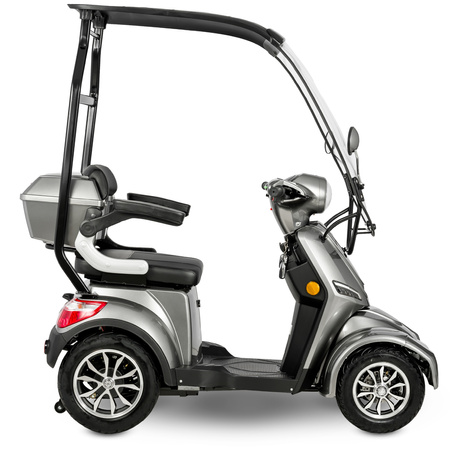 Skuter elektryczny dla seniora czterokołowy wózek inwalidzki eVOYAGER BN027 - Szary